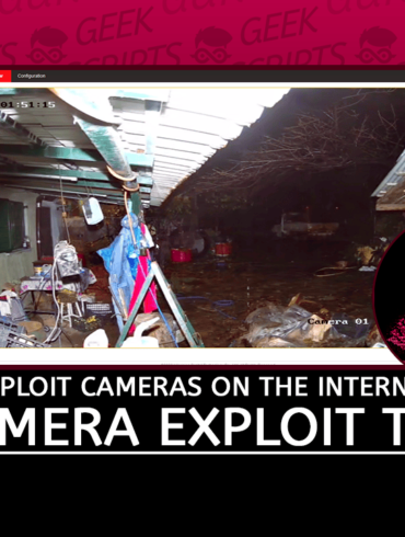 Camera Exploit Tool Scanner to Exploit Cameras on the Internet