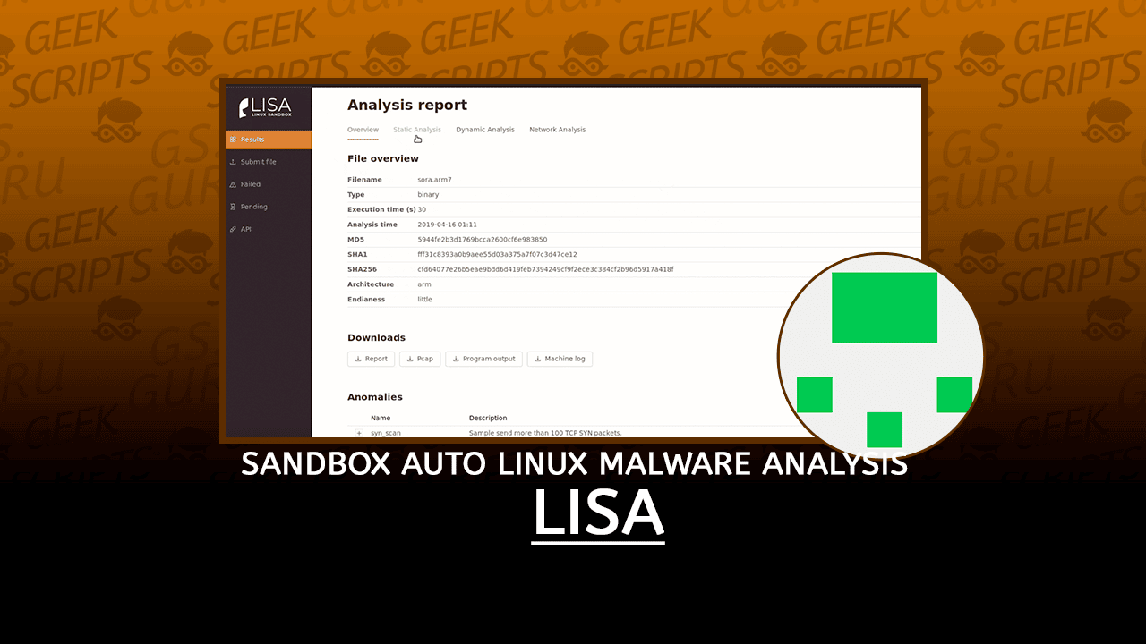 LiSa Sandbox for Automated Linux Malware Analysis