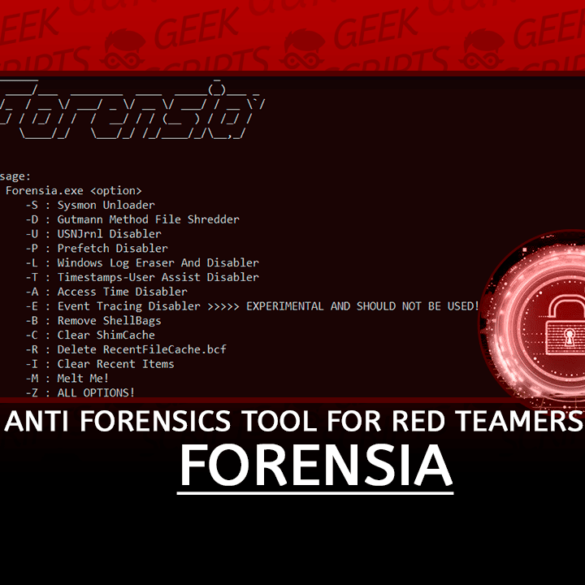 Forensia is an Anti Forensics Tool For Red Teamers