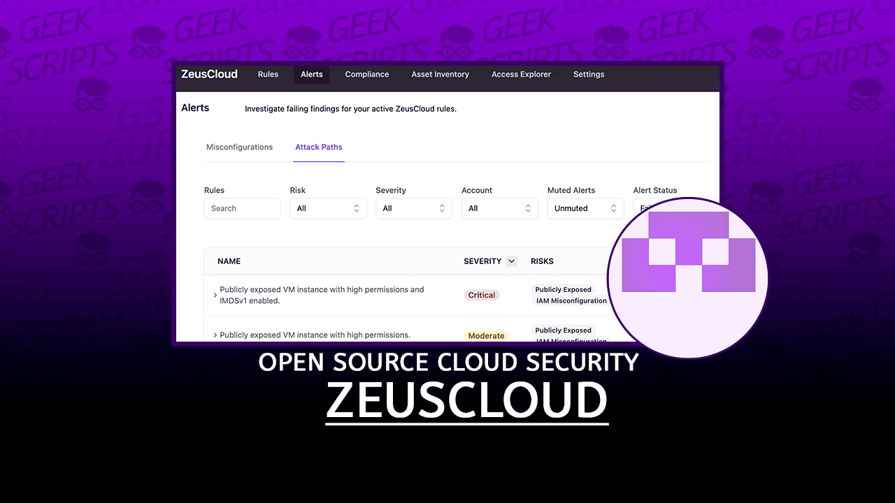 ZeusCloud Open Source Cloud Security