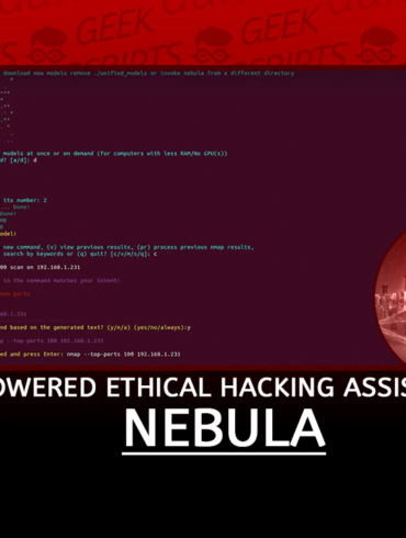 Nebula AI-Powered Ethical Hacking Assistant