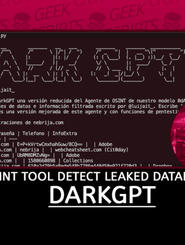 DarkGPT AI OSINT Tool Detect Leaked Databases